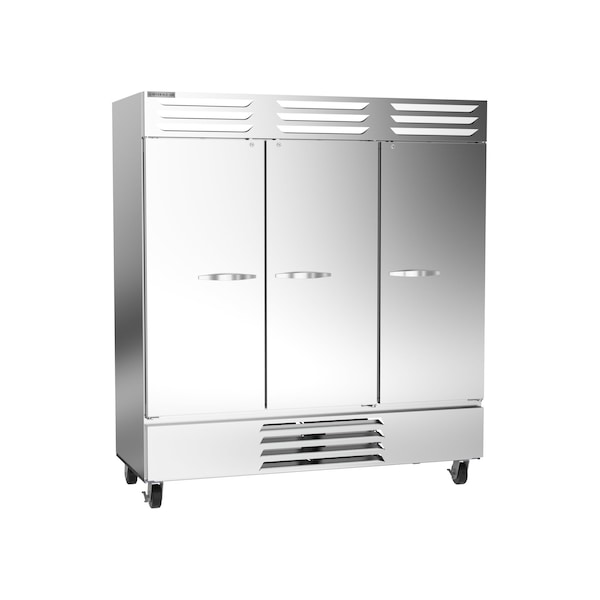 Reach In Freezer, Three Section, Solid Doors, 68.5 Cu. Ft.